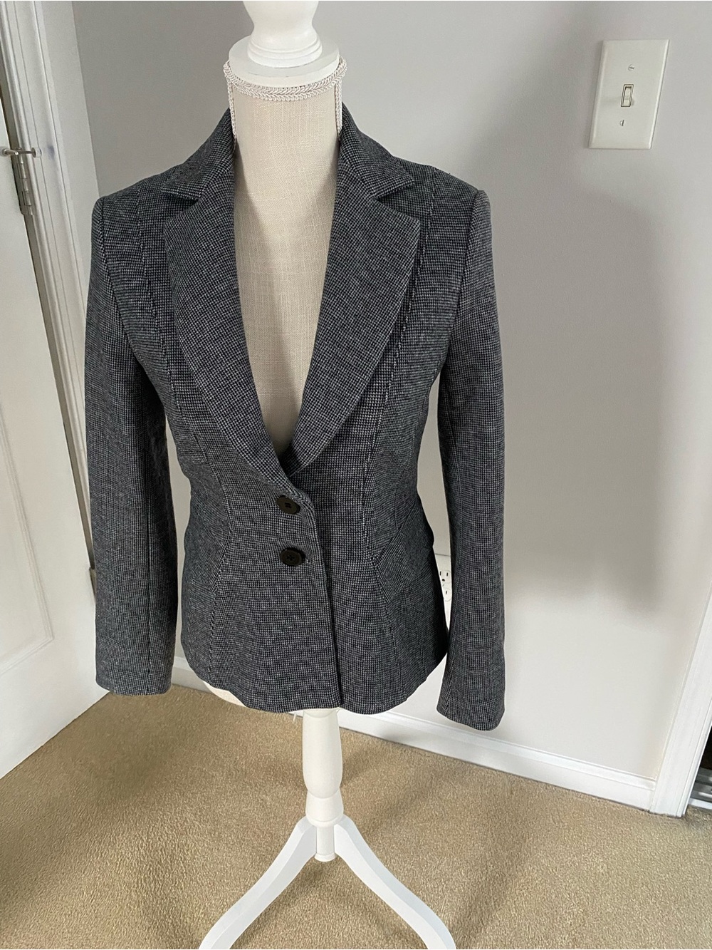 White House Black Market Tailored Two-Button Blazer